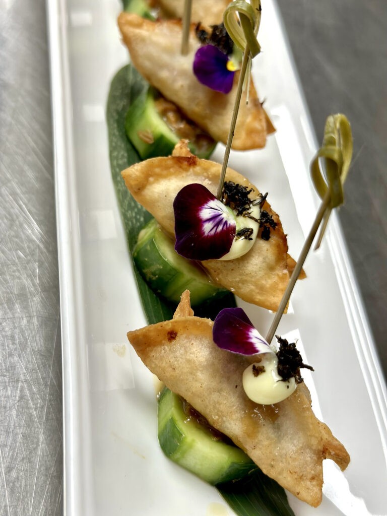 Crispy Pulled Beef Gyoza